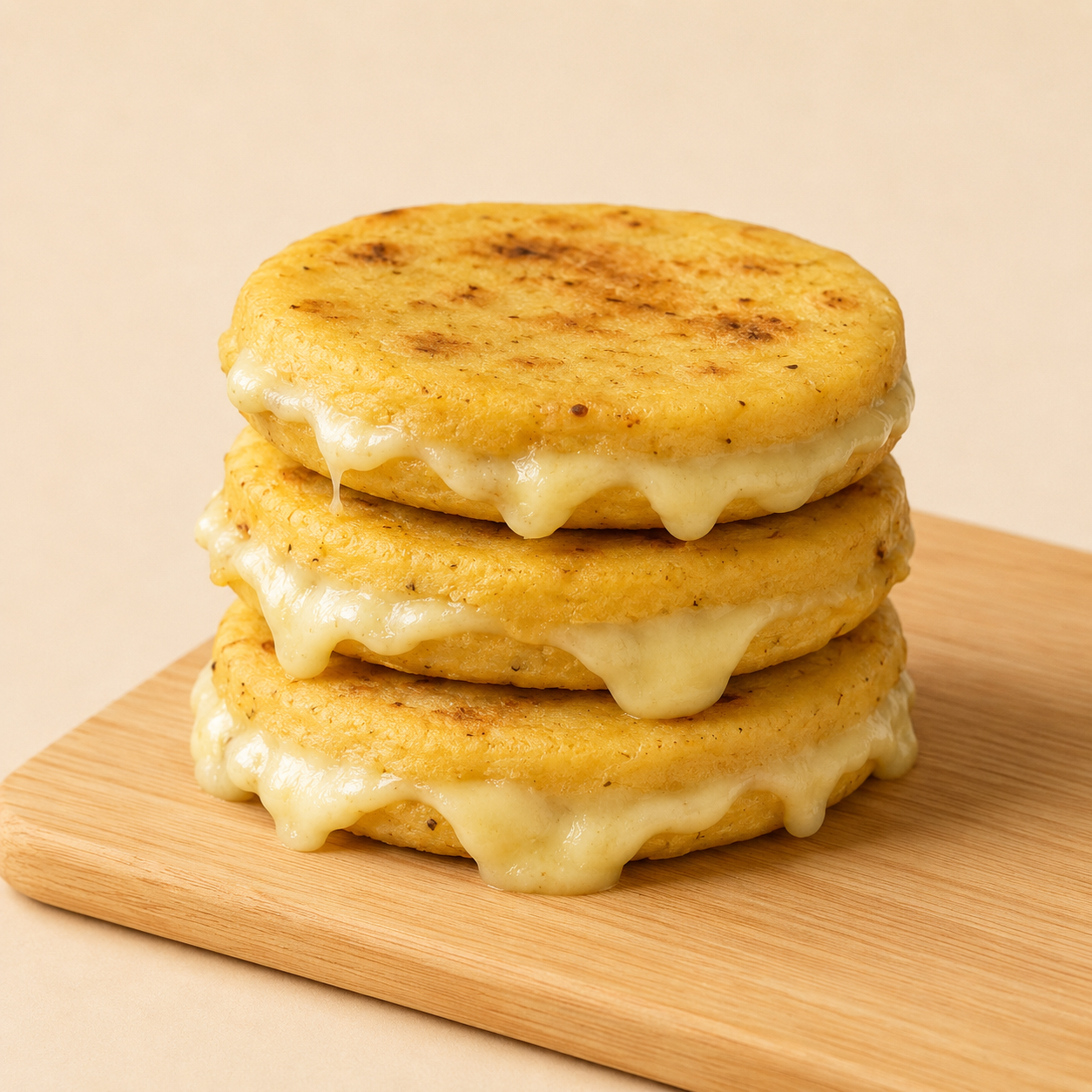 Arepa con queso